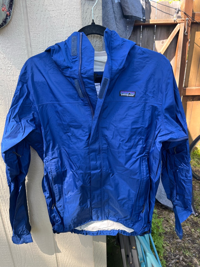 Patagonia Blue Torrentshell Rain Jacket